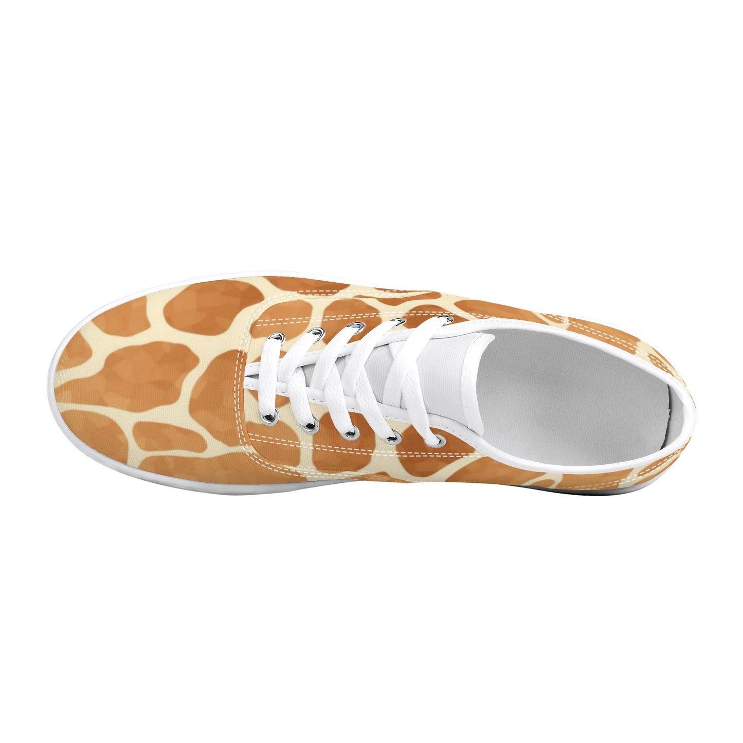 Giraffe Print Women's Skate Shoes