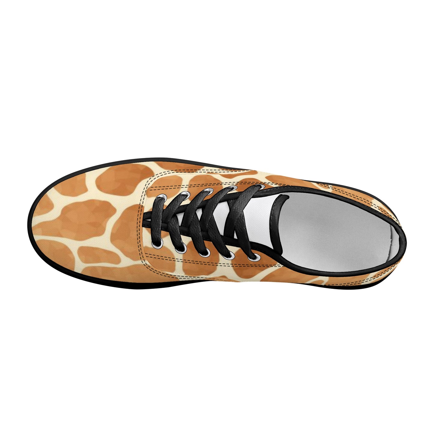 Giraffe Print Women's Skate Shoes