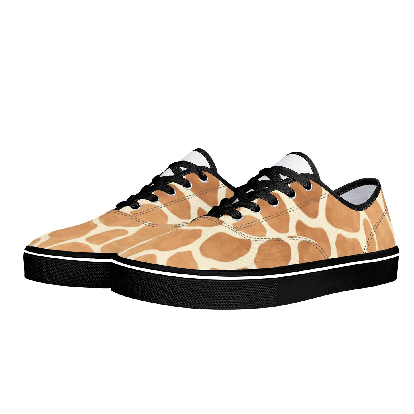 Giraffe Print Women's Skate Shoes