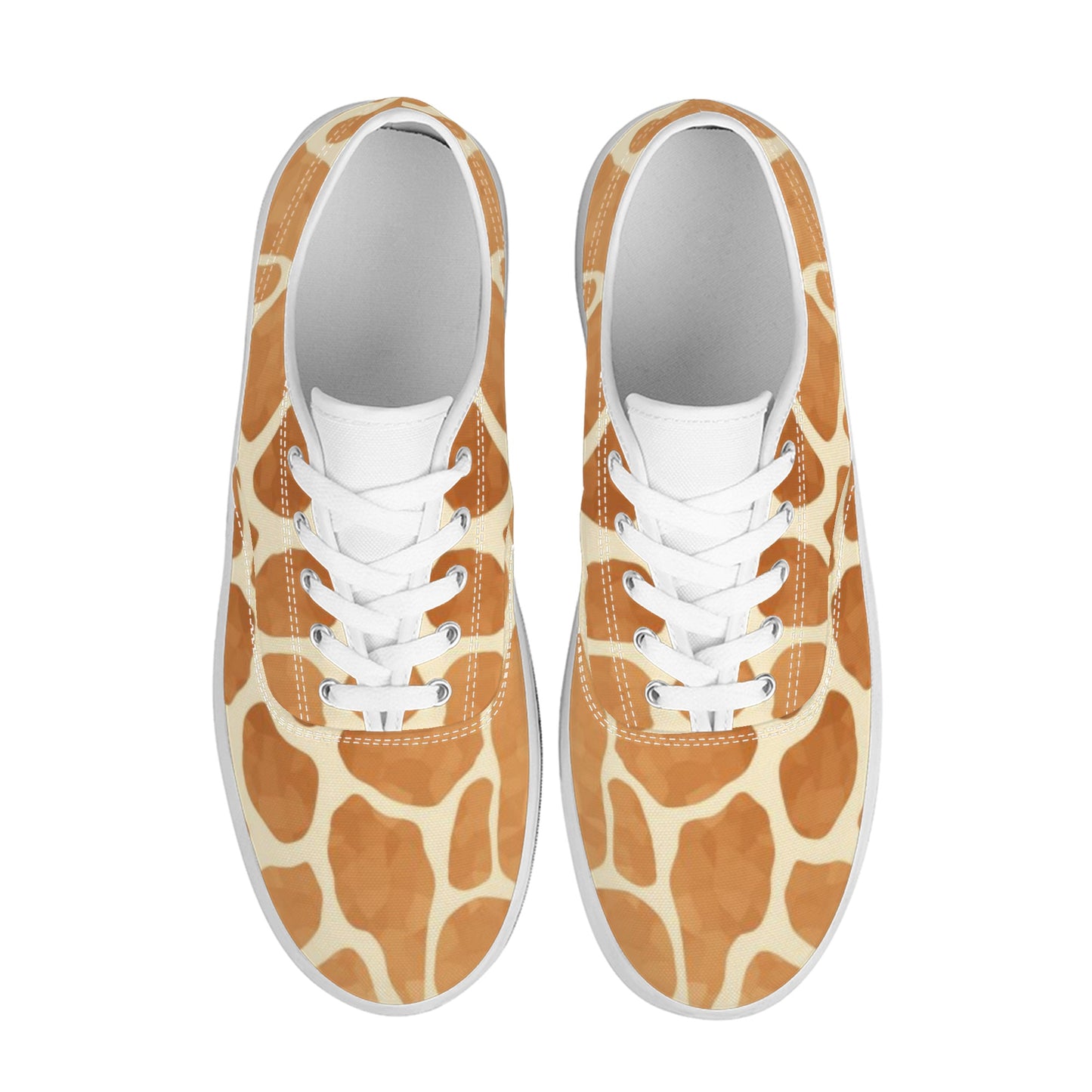 Giraffe Print Women's Skate Shoes