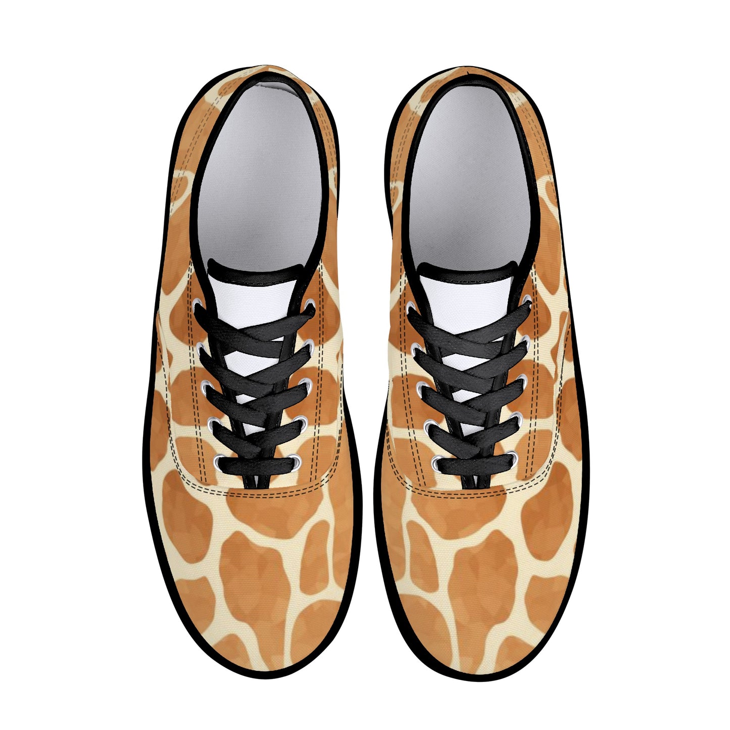 Giraffe Print Women's Skate Shoes