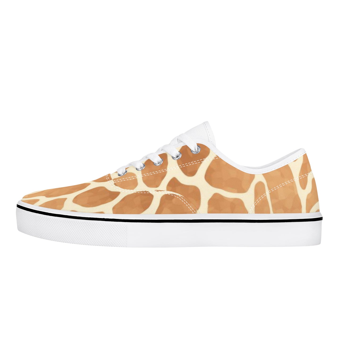 Giraffe Print Women's Skate Shoes