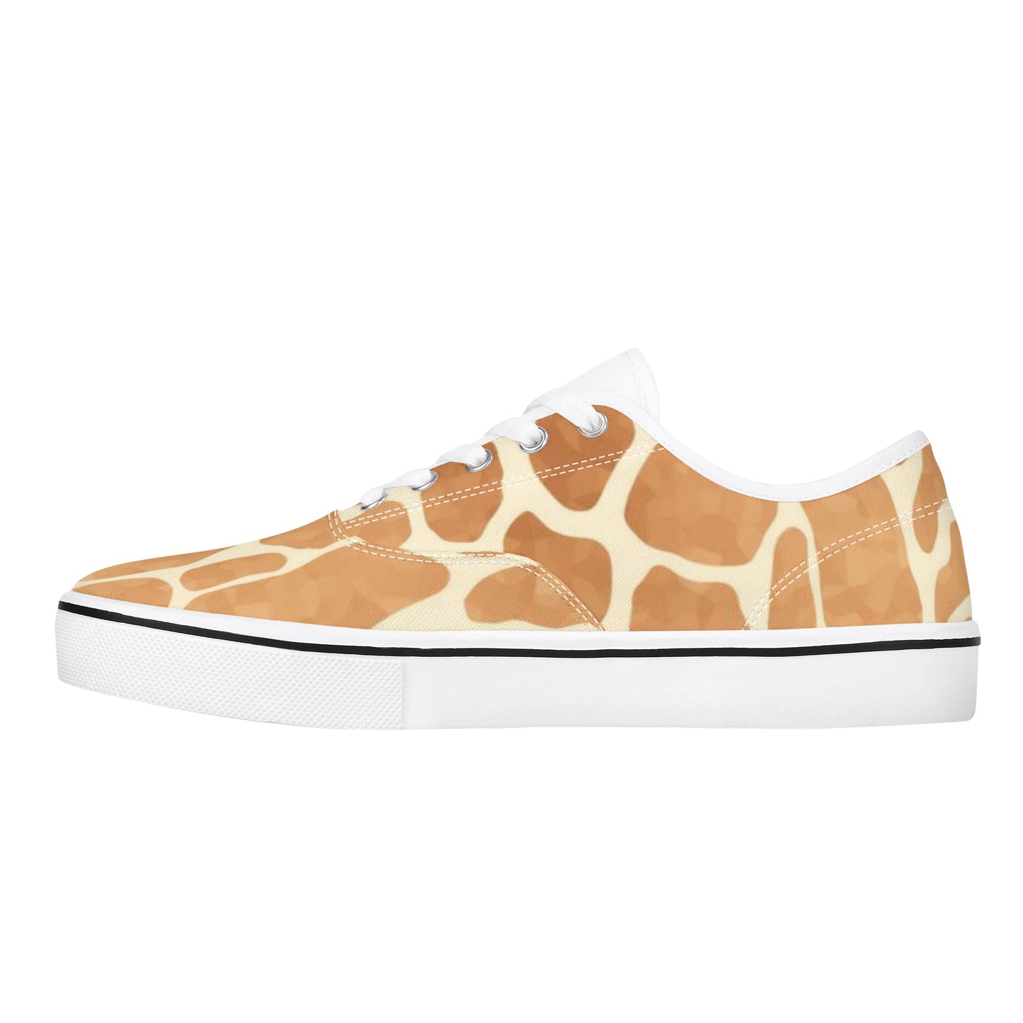 Giraffe Print Women's Skate Shoes