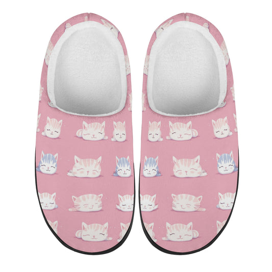 Sleepy Cats Unisex Rubber-Soled Slippers