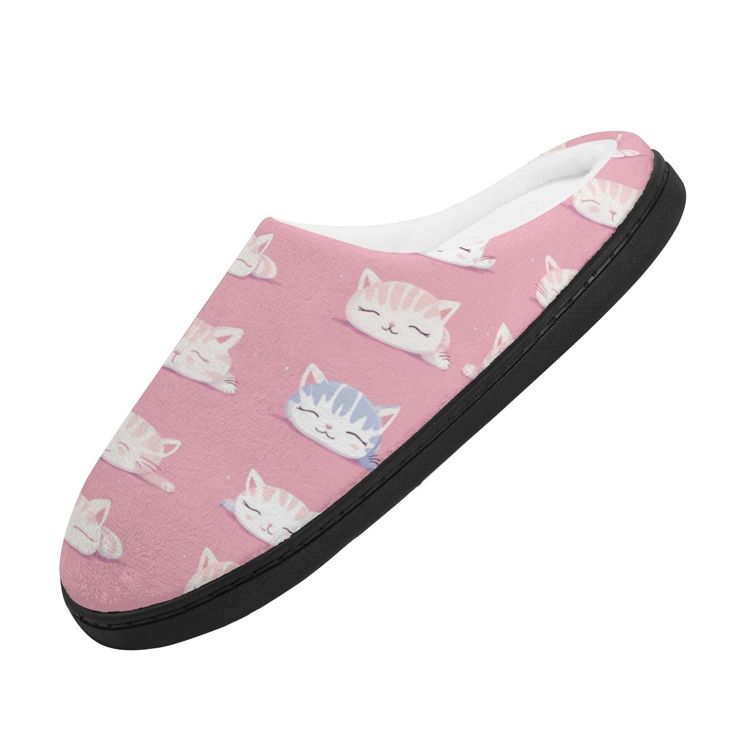 Sleepy Cats Unisex Rubber-Soled Slippers