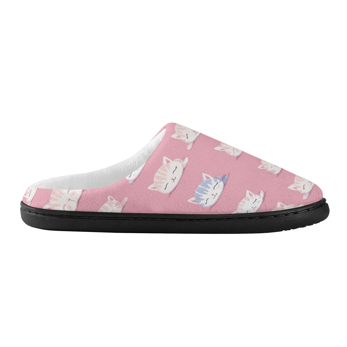 Sleepy Cats Unisex Rubber-Soled Slippers