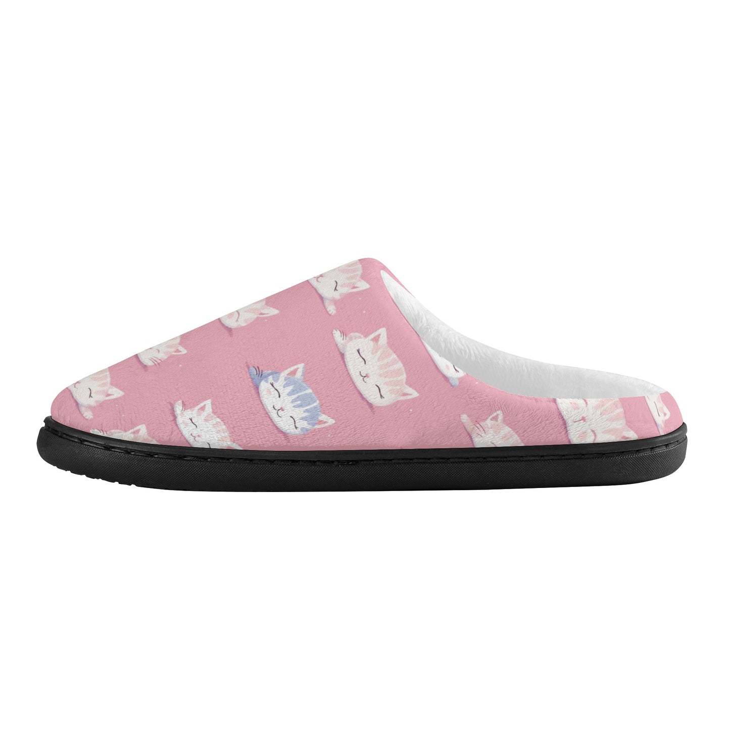 Sleepy Cats Unisex Rubber-Soled Slippers