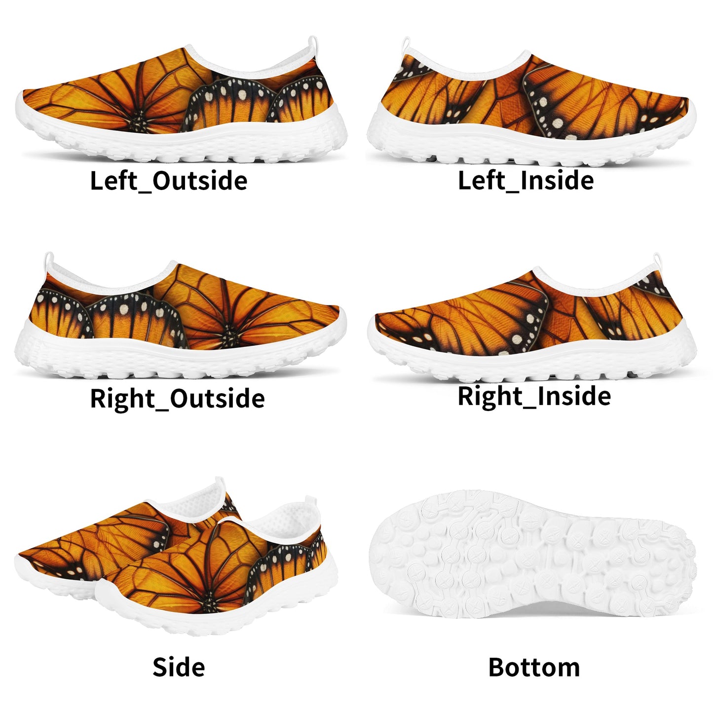 Butterfly Wings Women's Mesh Running Shoes