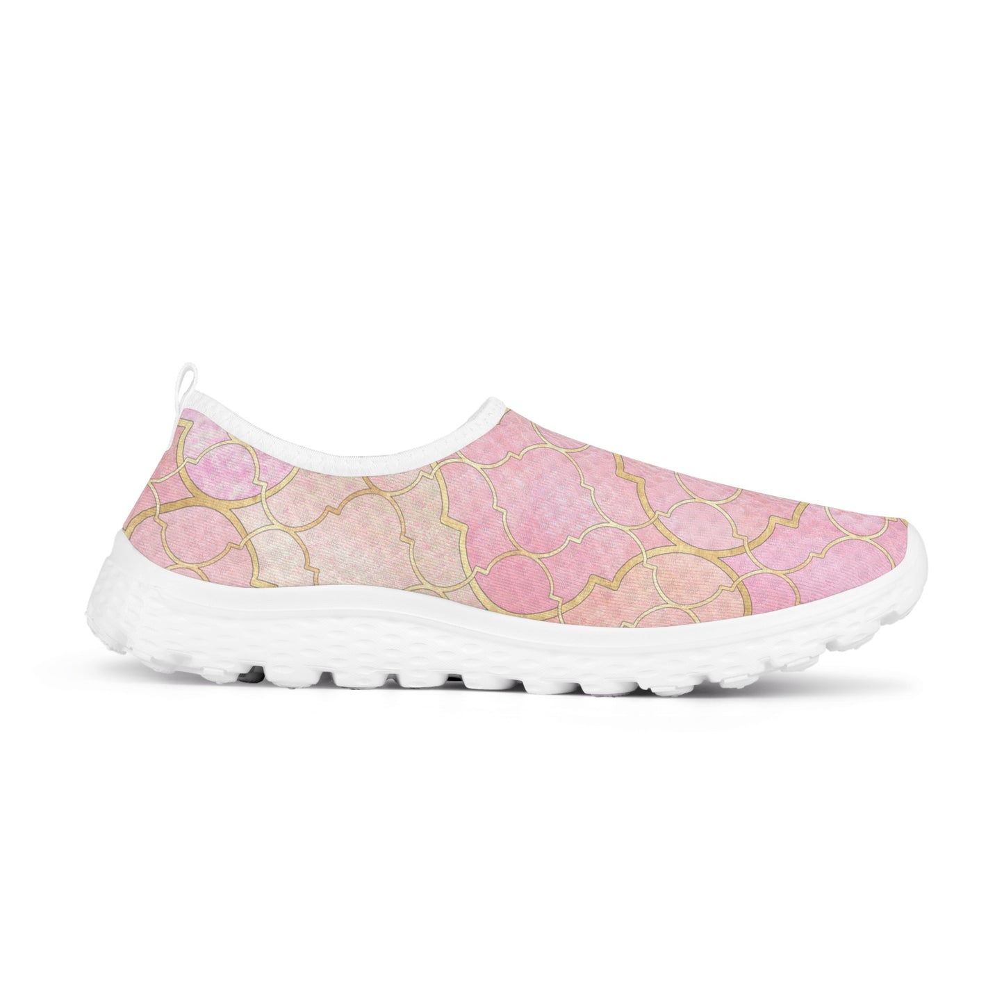 Pretty in Pink Women's Mesh Walking Shoes