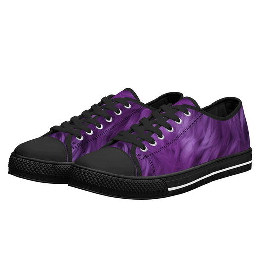 Captain Purps Men's Low Top Canvas Shoes