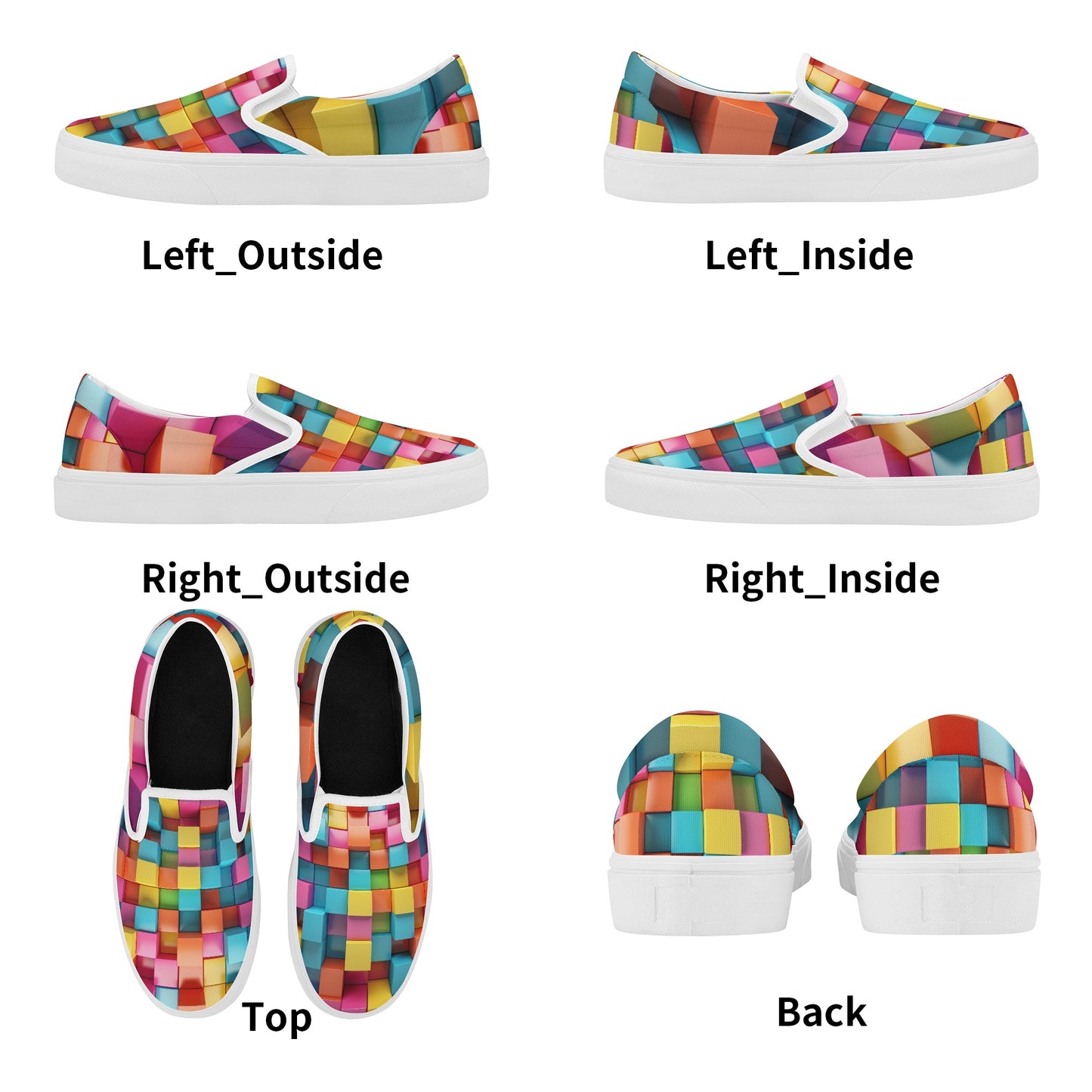 I Like Candy Men's Slip-On Shoes