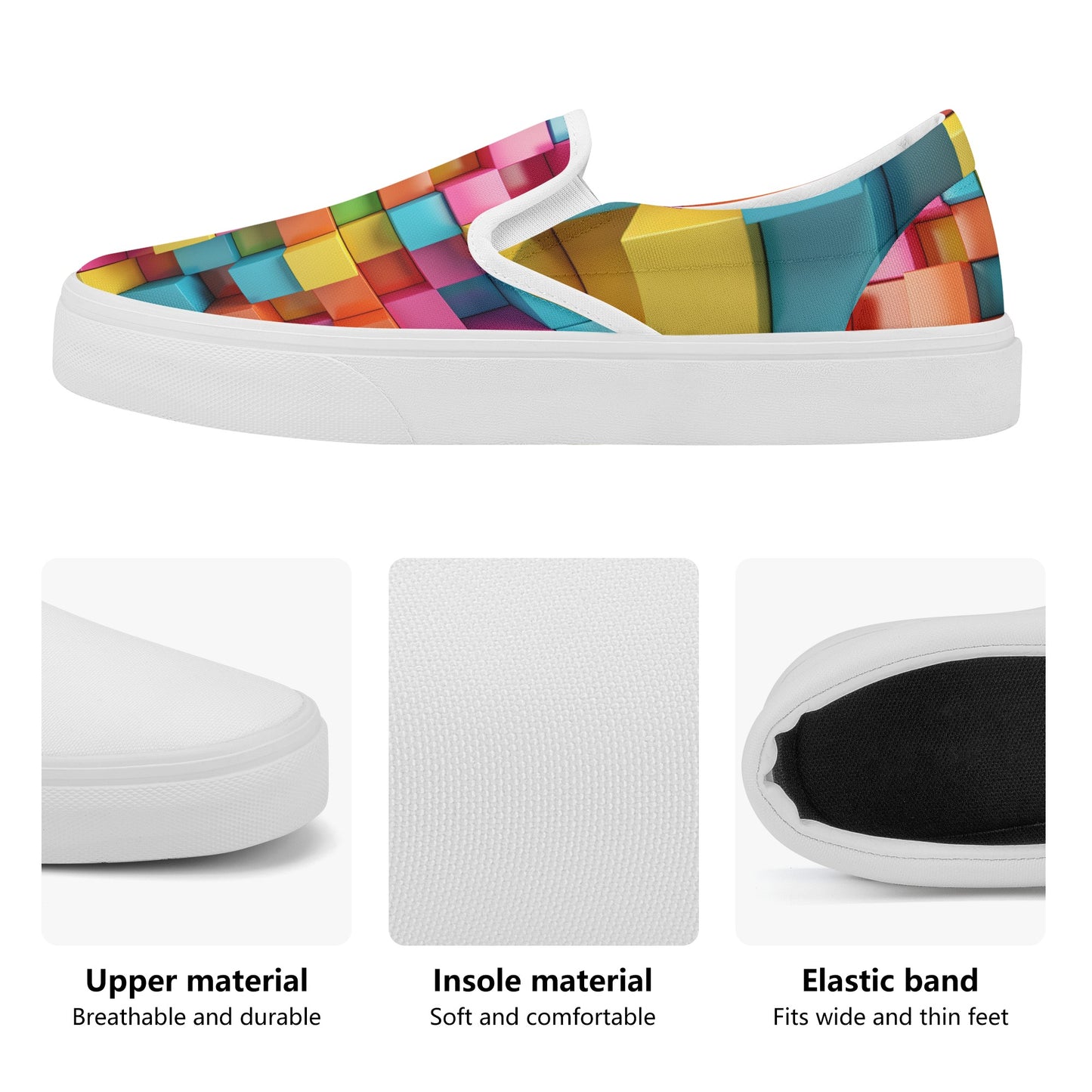 I Like Candy Men's Slip-On Shoes