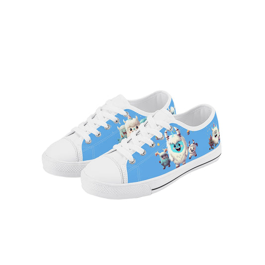 Yeti Kin Kids' Low Top Canvas Shoes