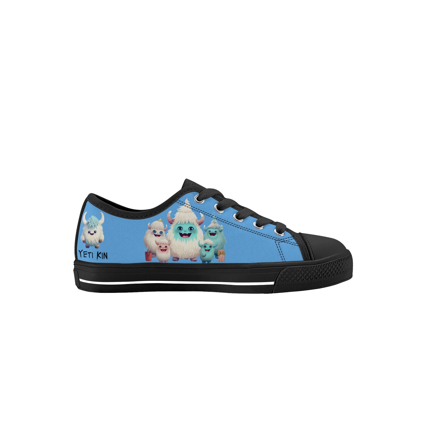 Yeti Kin Kids' Low Top Canvas Shoes