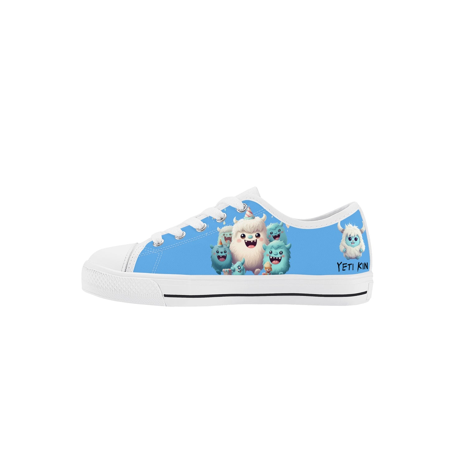 Yeti Kin Kids' Low Top Canvas Shoes