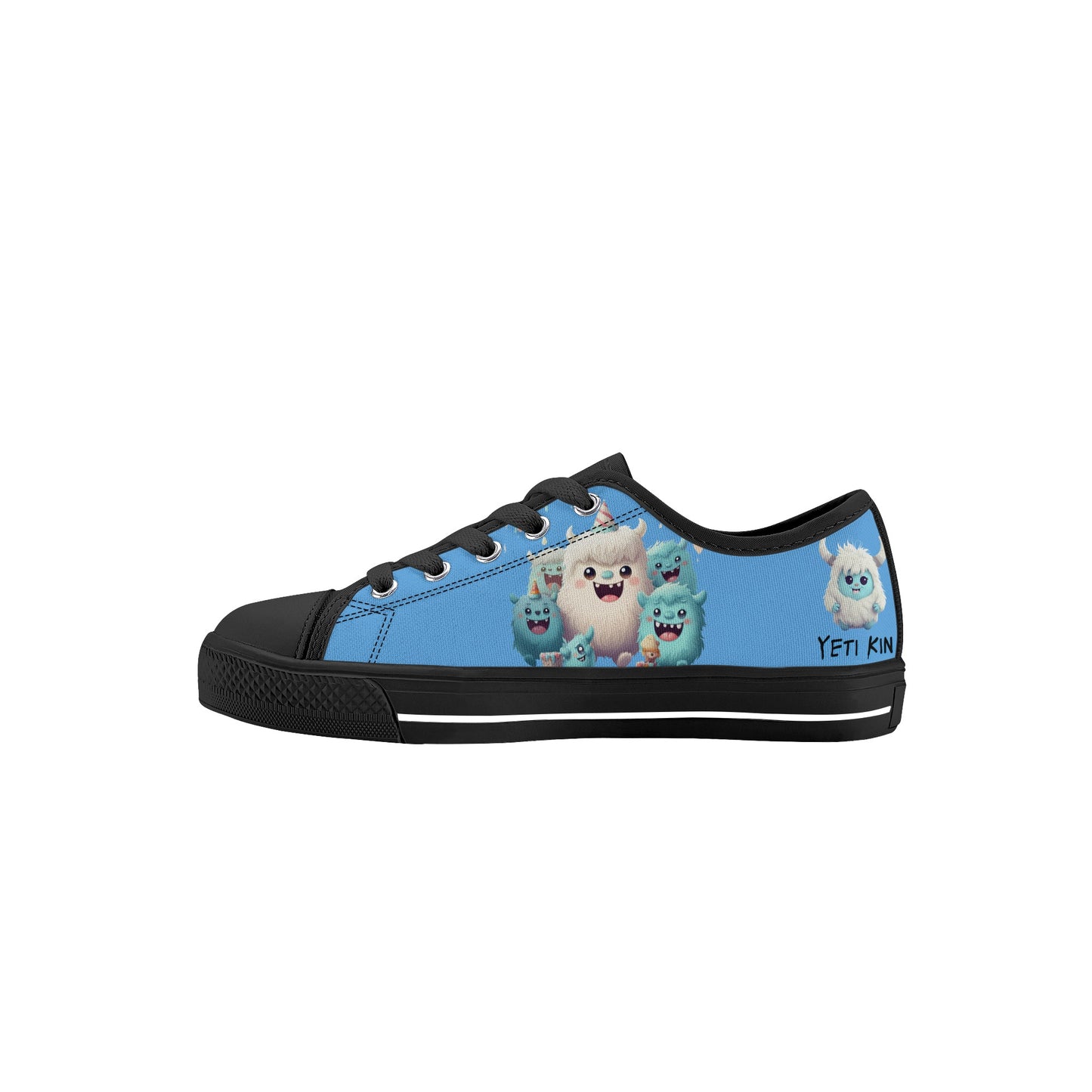 Yeti Kin Kids' Low Top Canvas Shoes