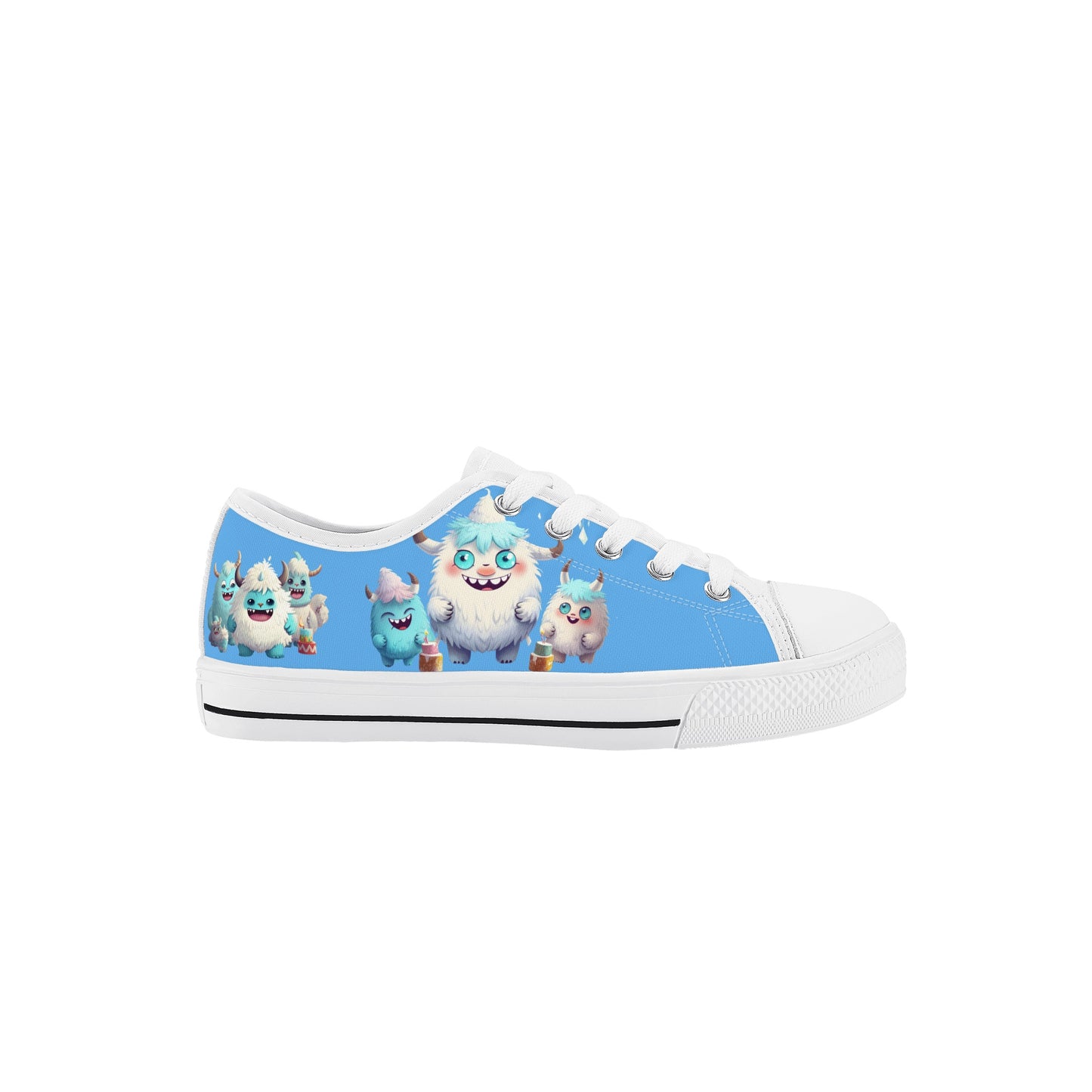 Yeti Kin Kids' Low Top Canvas Shoes