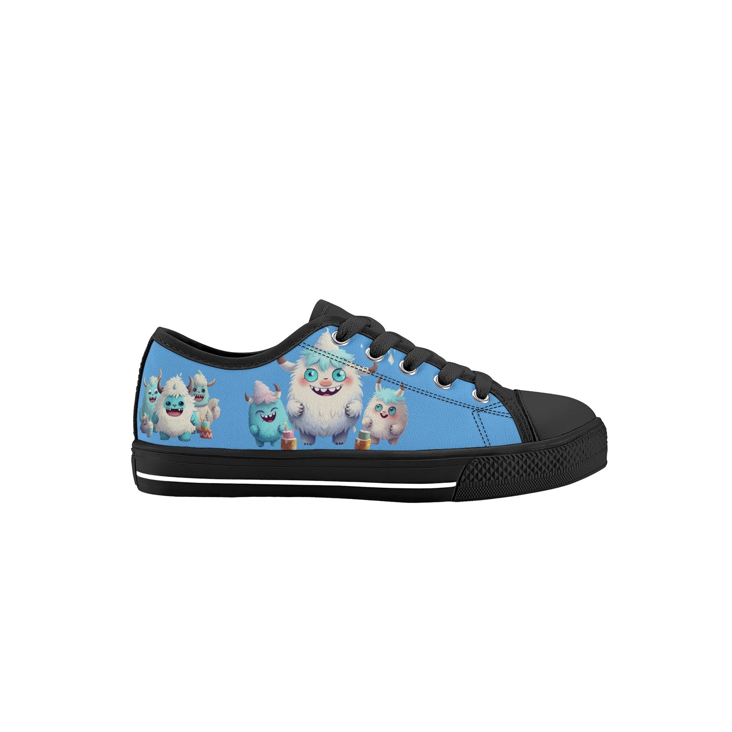 Yeti Kin Kids' Low Top Canvas Shoes