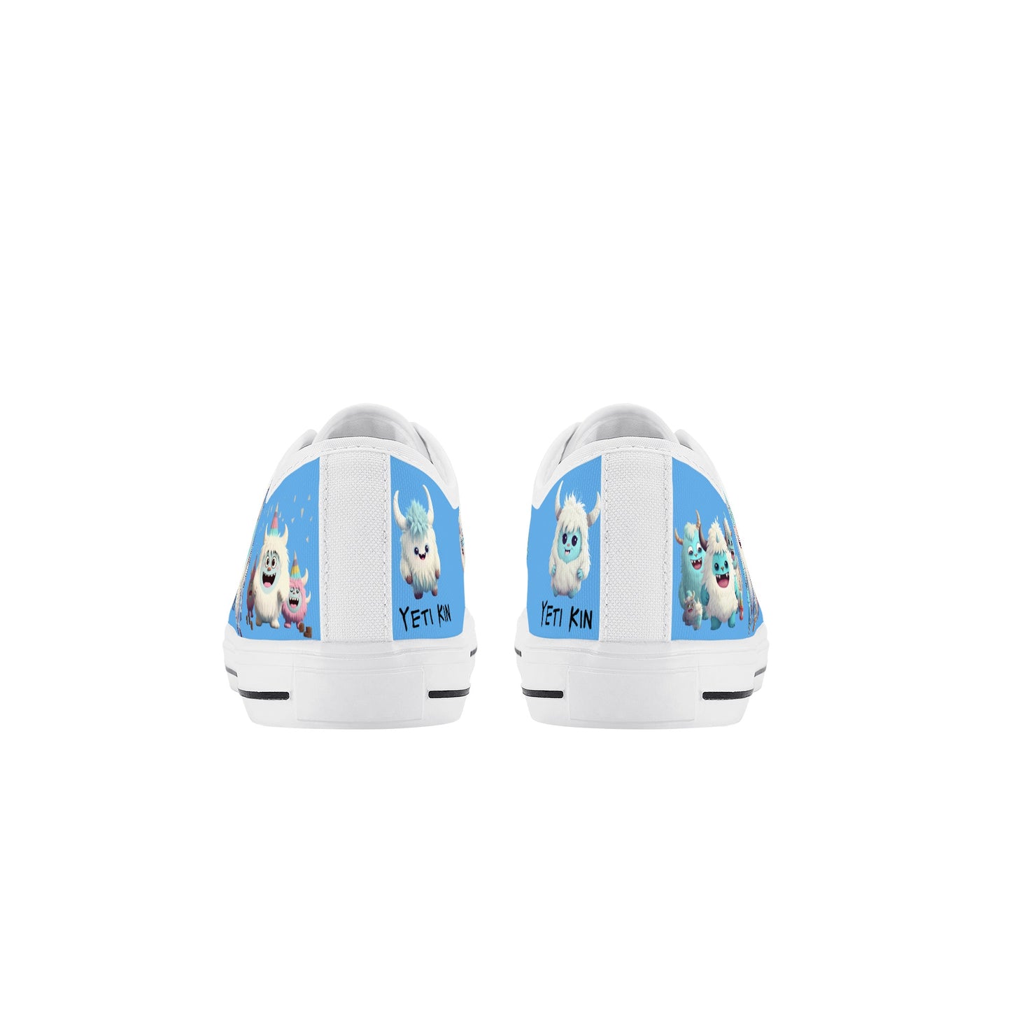 Yeti Kin Kids' Low Top Canvas Shoes