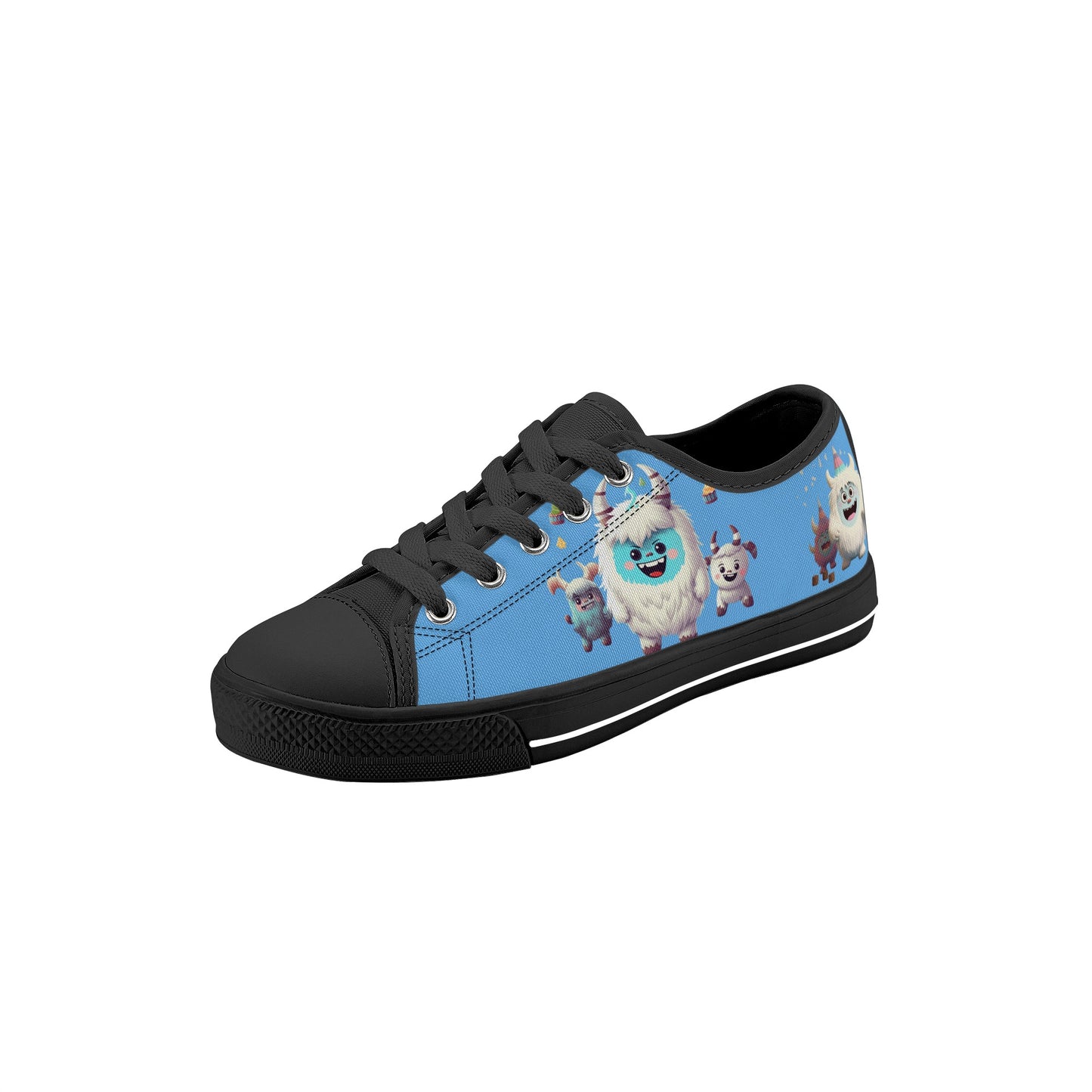 Yeti Kin Kids' Low Top Canvas Shoes