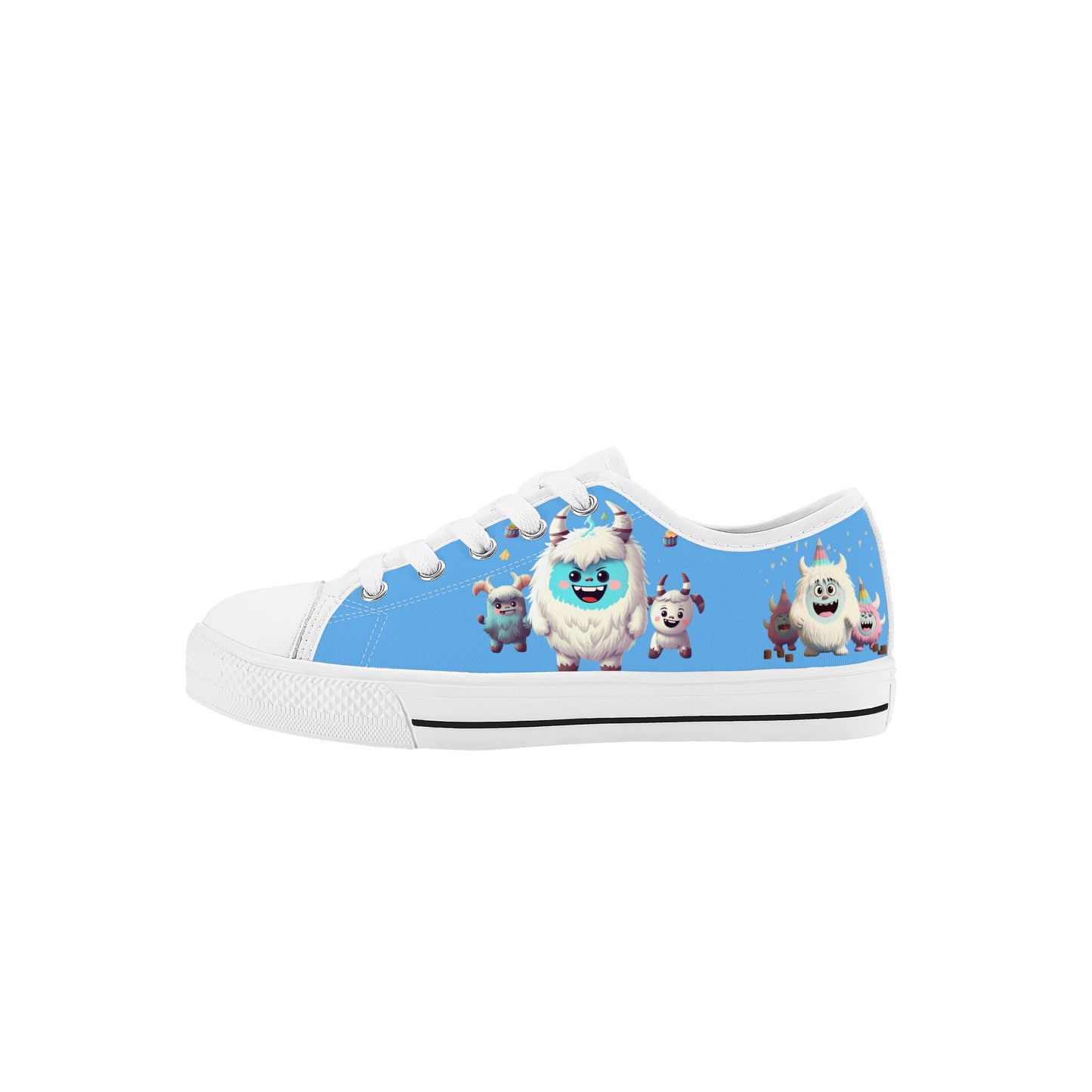 Yeti Kin Kids' Low Top Canvas Shoes