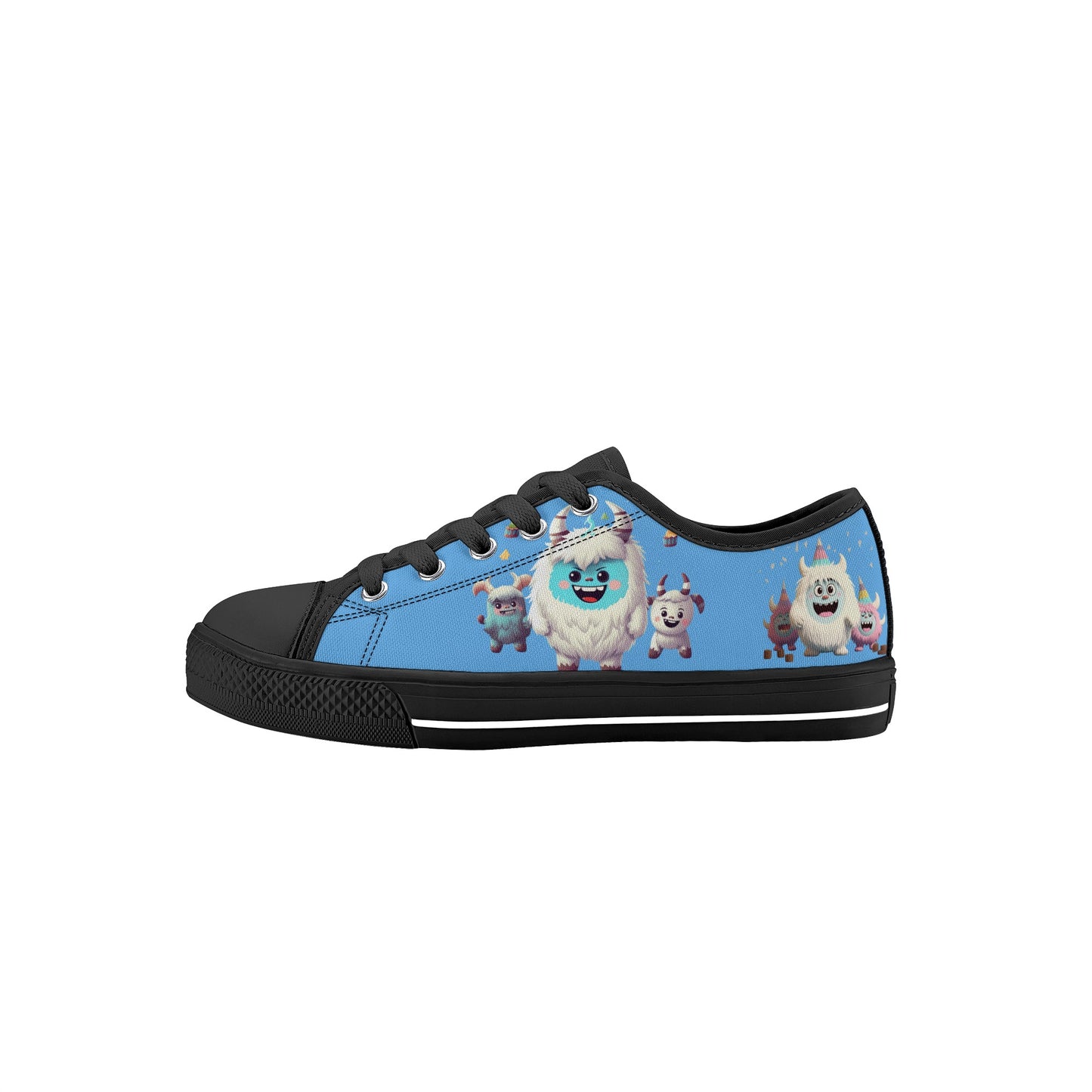 Yeti Kin Kids' Low Top Canvas Shoes