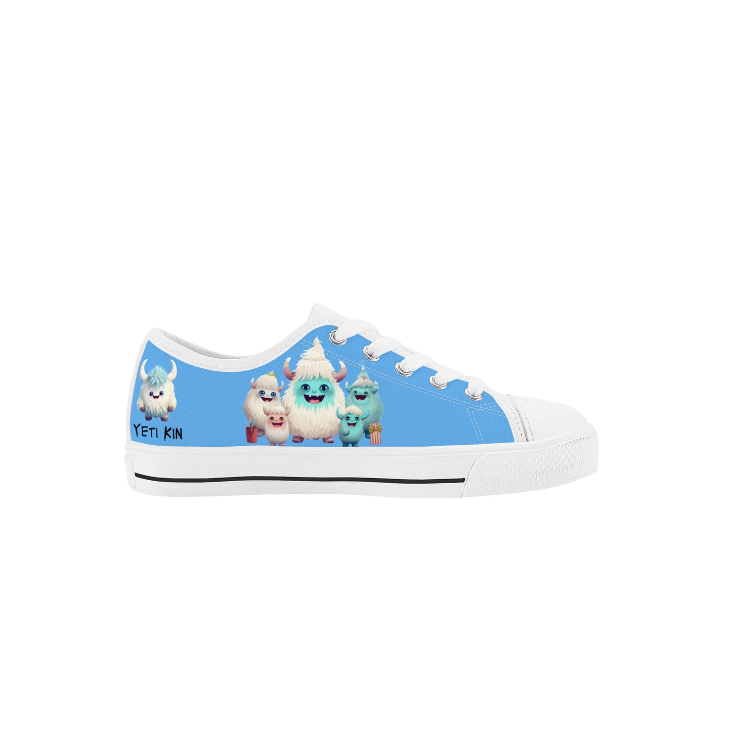 Yeti Kin Kids' Low Top Canvas Shoes