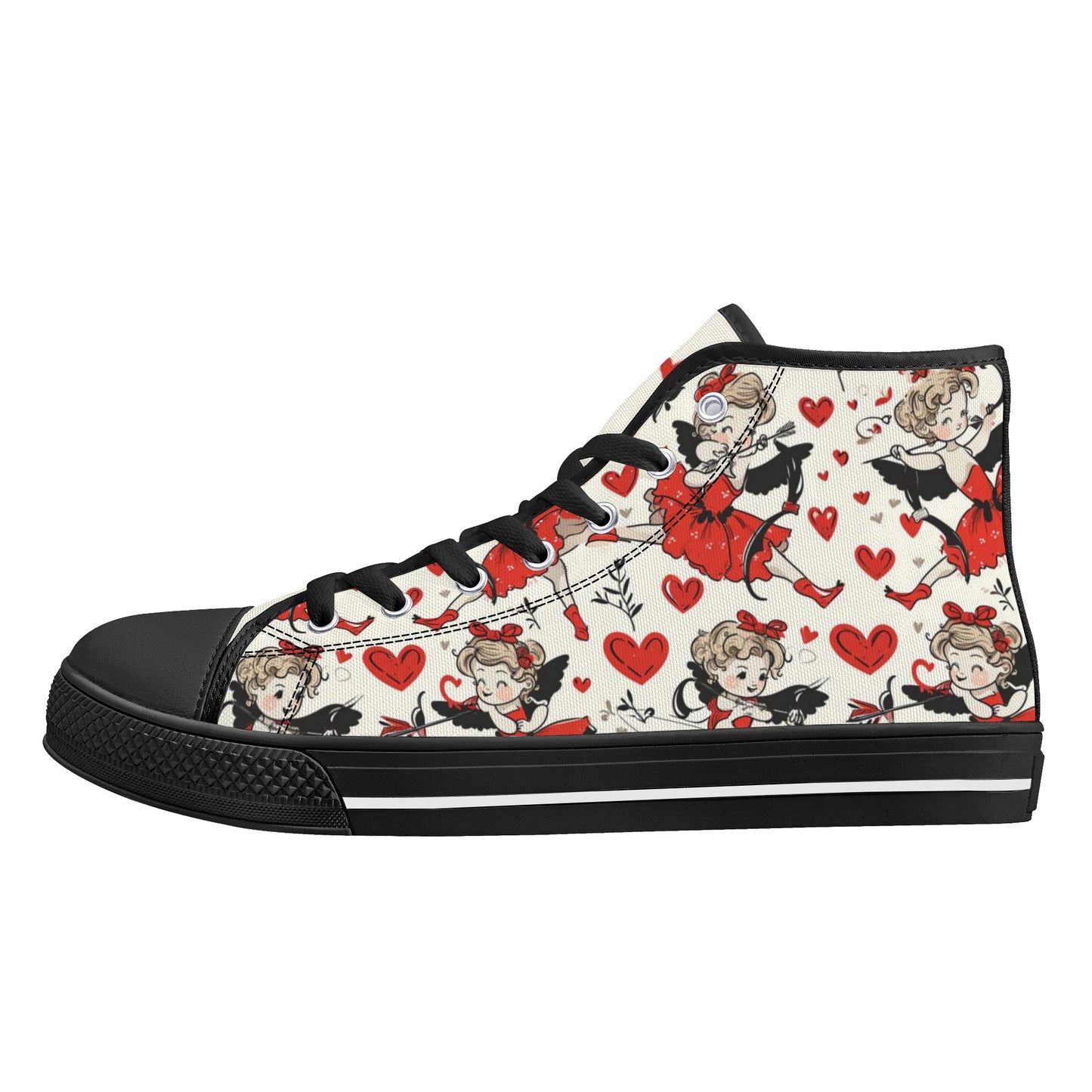 Cupid Women's High Top Canvas Shoes