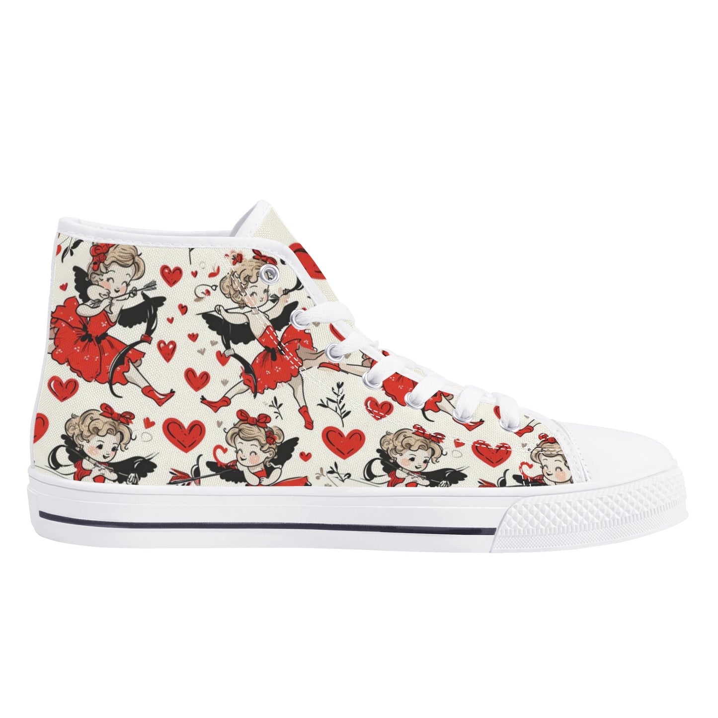 Cupid Women's High Top Canvas Shoes