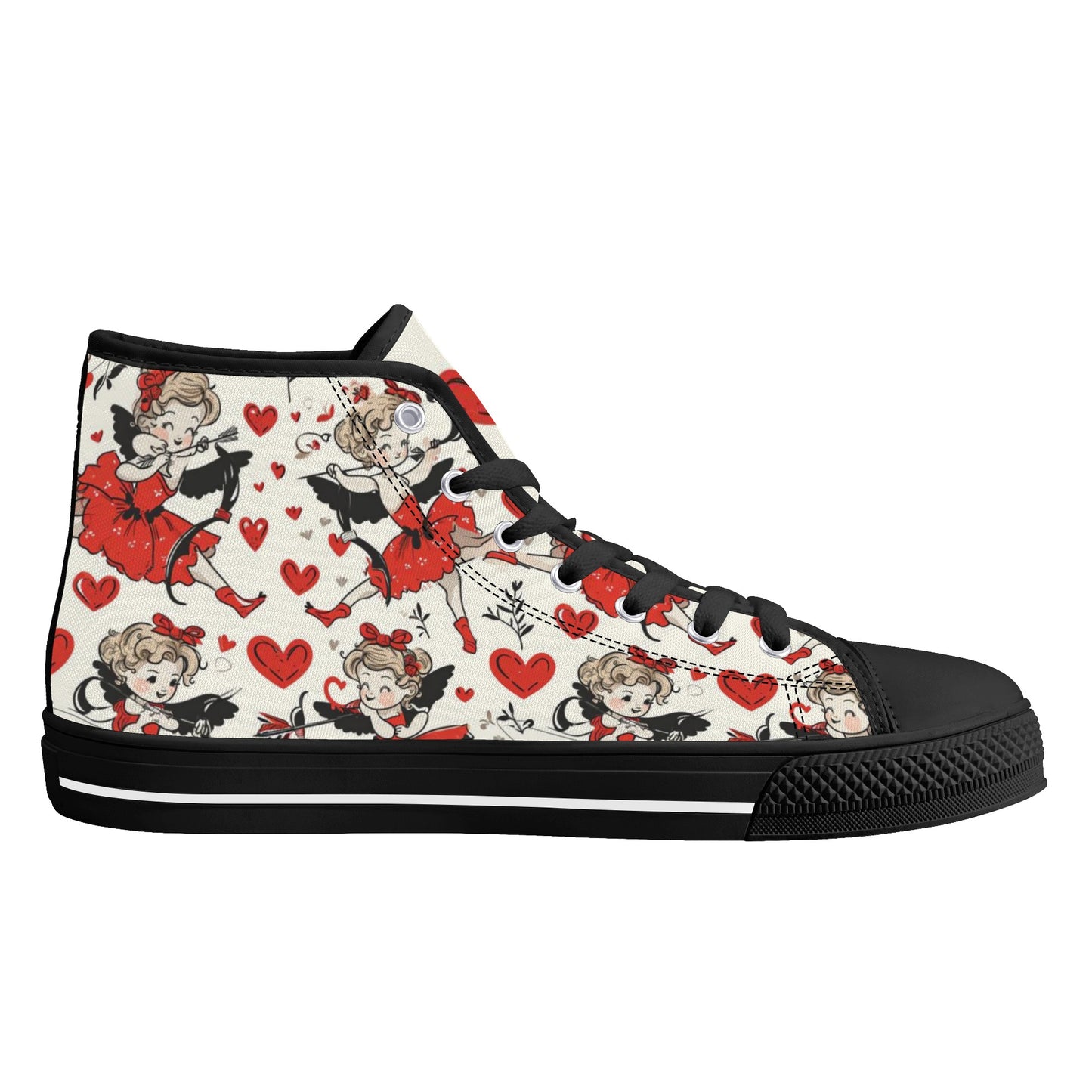 Cupid Women's High Top Canvas Shoes