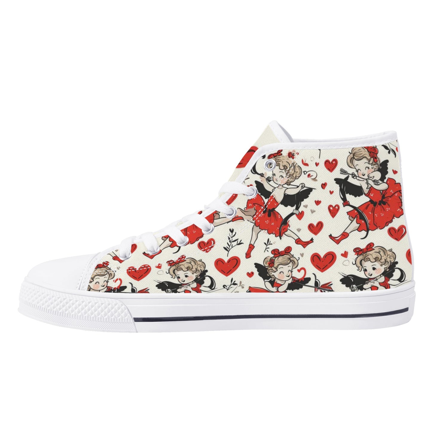 Cupid Women's High Top Canvas Shoes