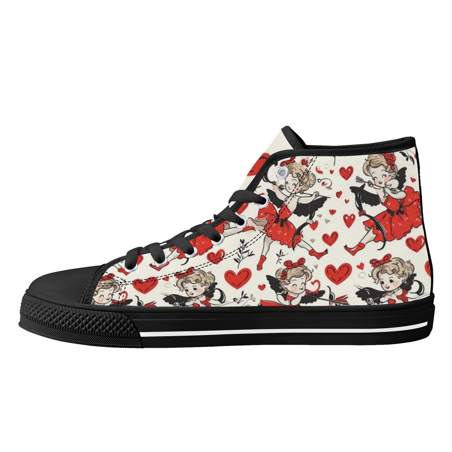 Cupid Women's High Top Canvas Shoes