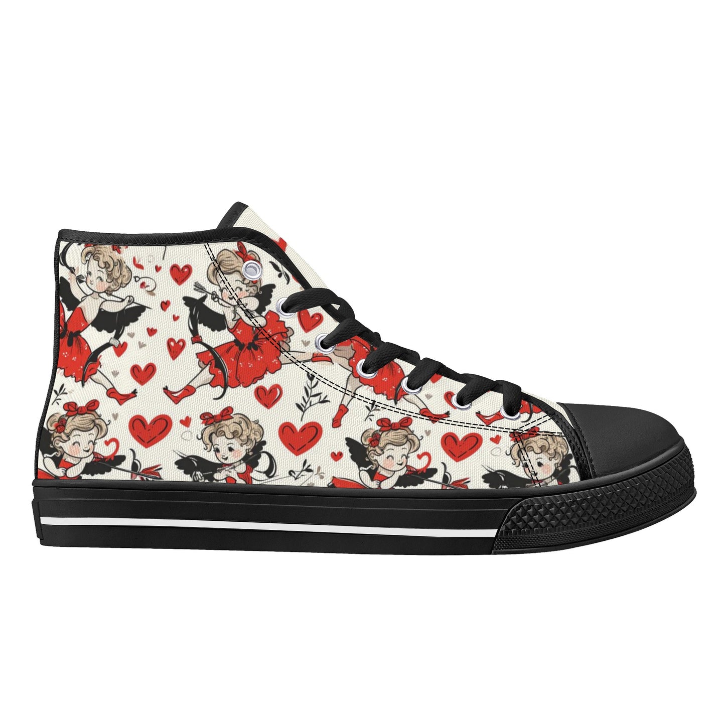 Cupid Women's High Top Canvas Shoes