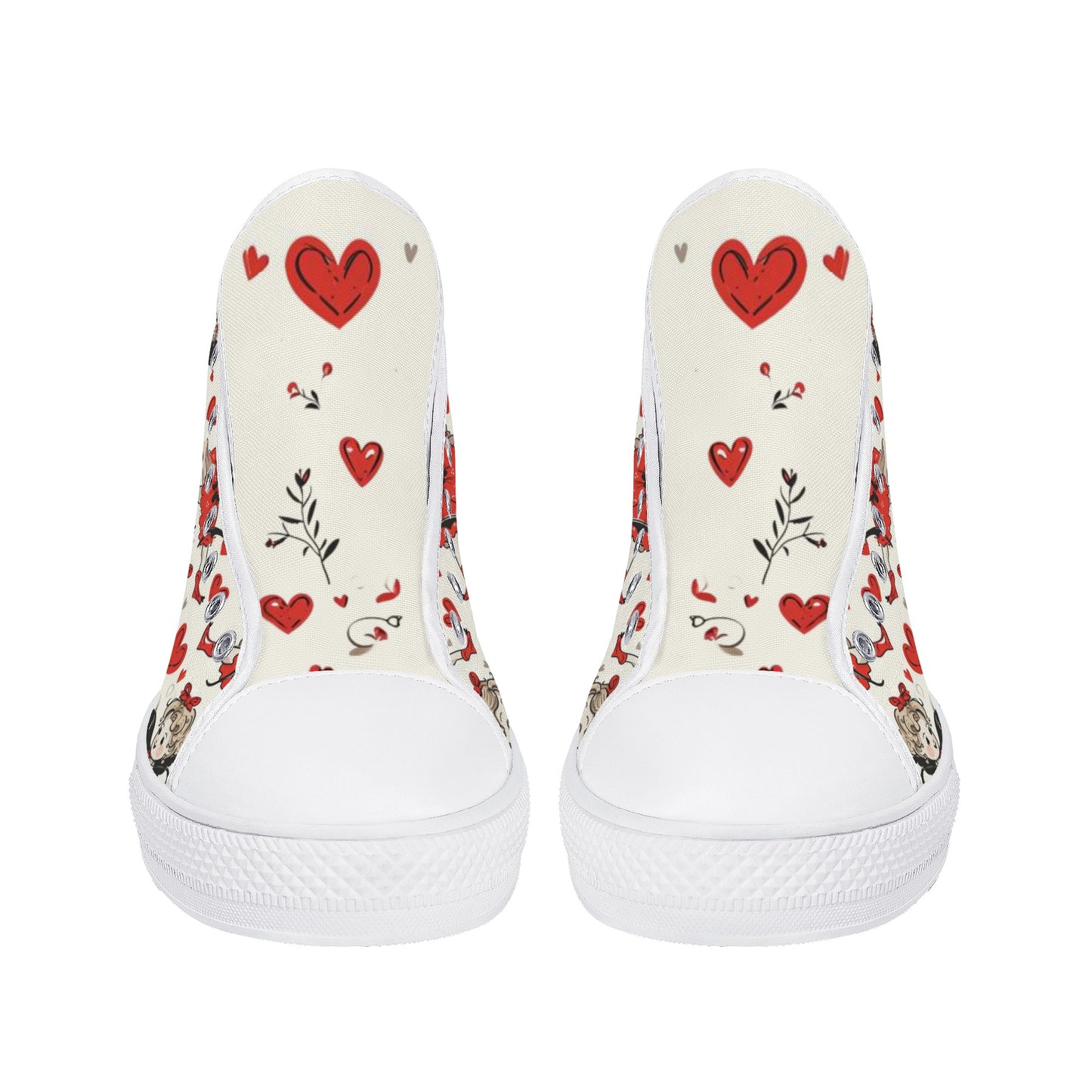 Cupid Women's High Top Canvas Shoes