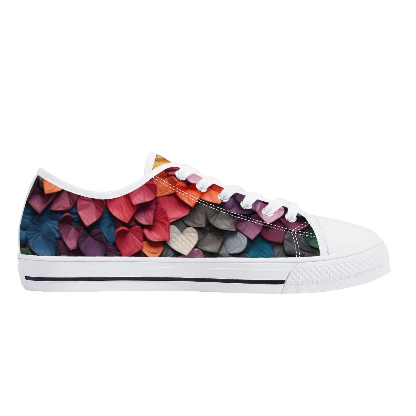 Paper Hearts Women's Low Top Canvas Shoes