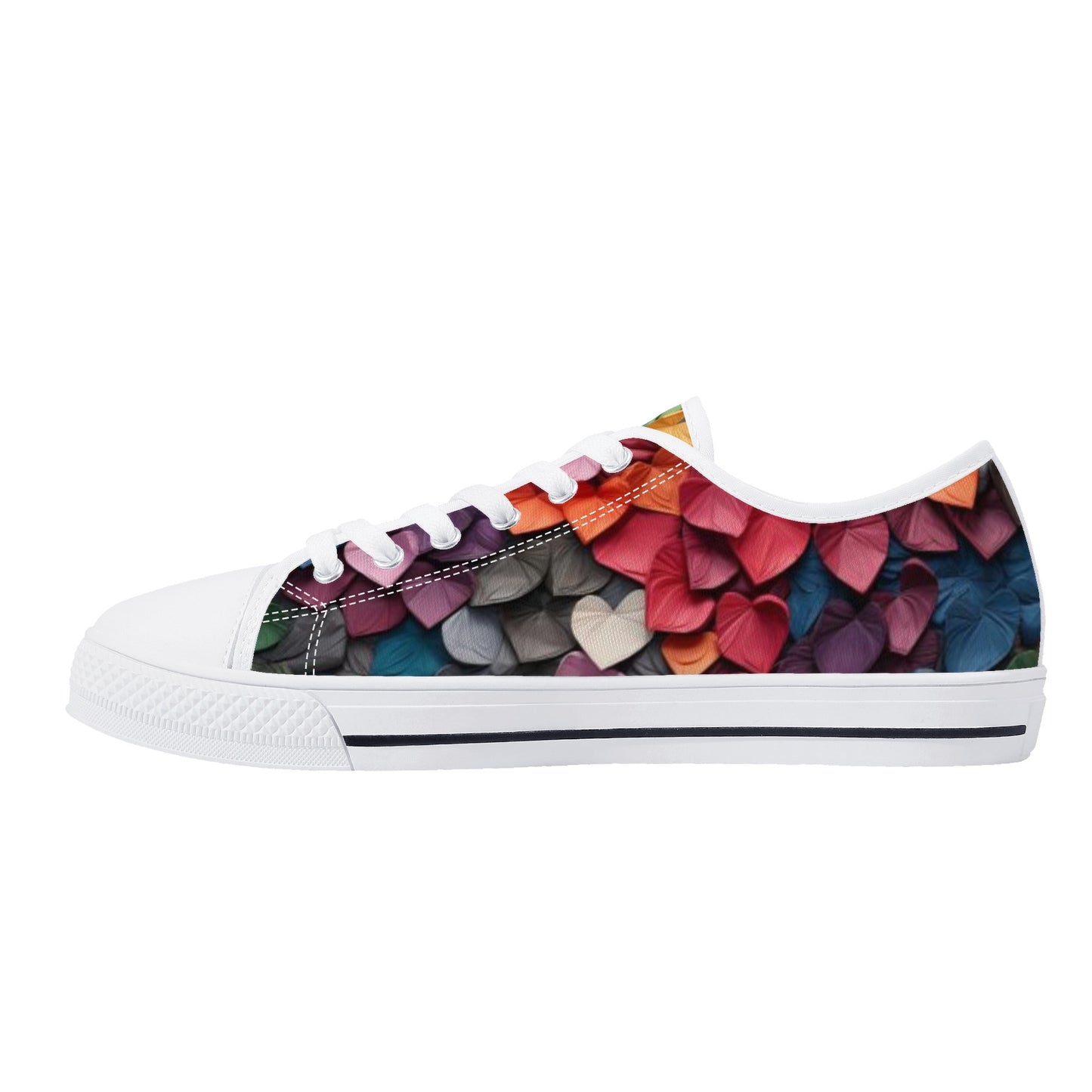 Paper Hearts Women's Low Top Canvas Shoes