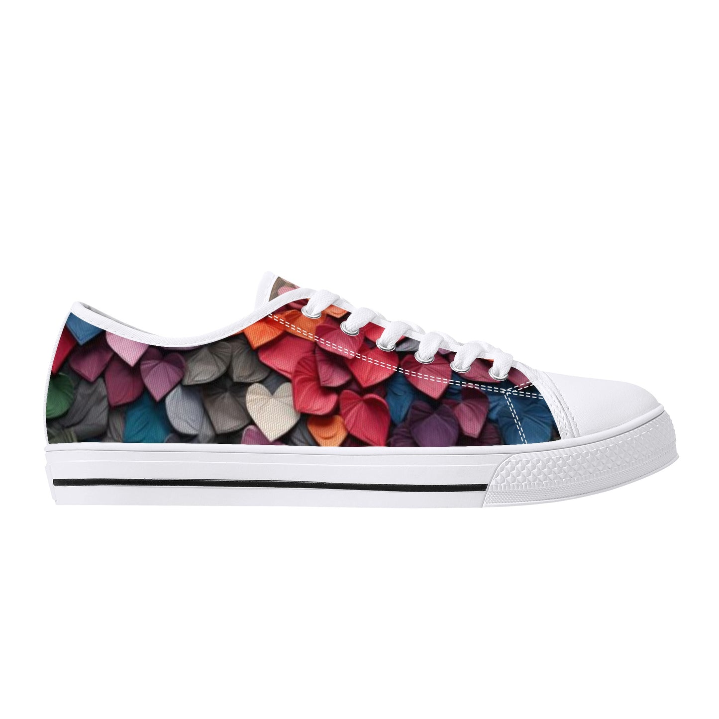 Paper Hearts Women's Low Top Canvas Shoes