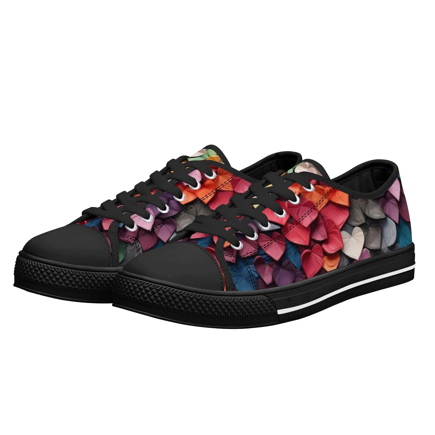 Paper Hearts Women's Low Top Canvas Shoes