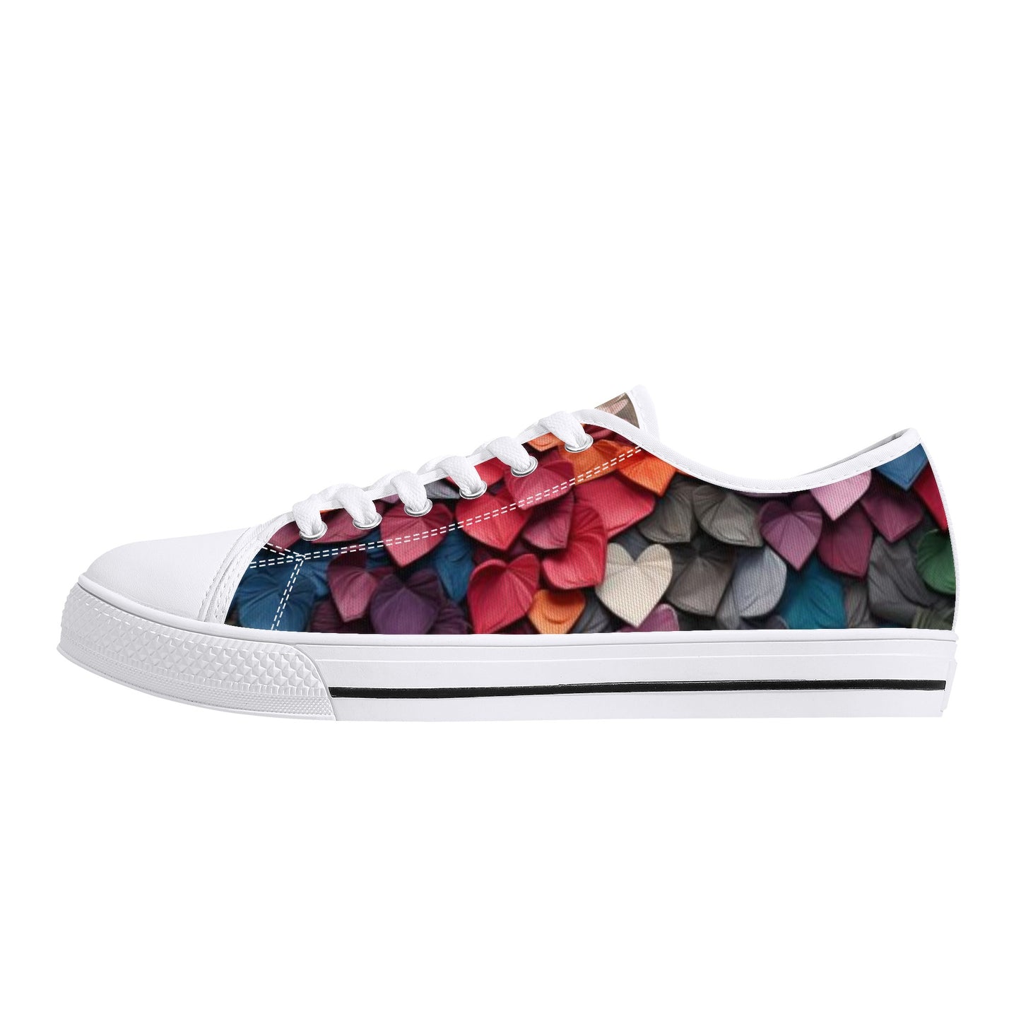 Paper Hearts Women's Low Top Canvas Shoes