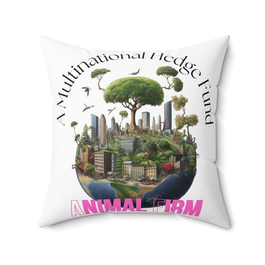 Spun Polyester Square Pillow Animal Firm