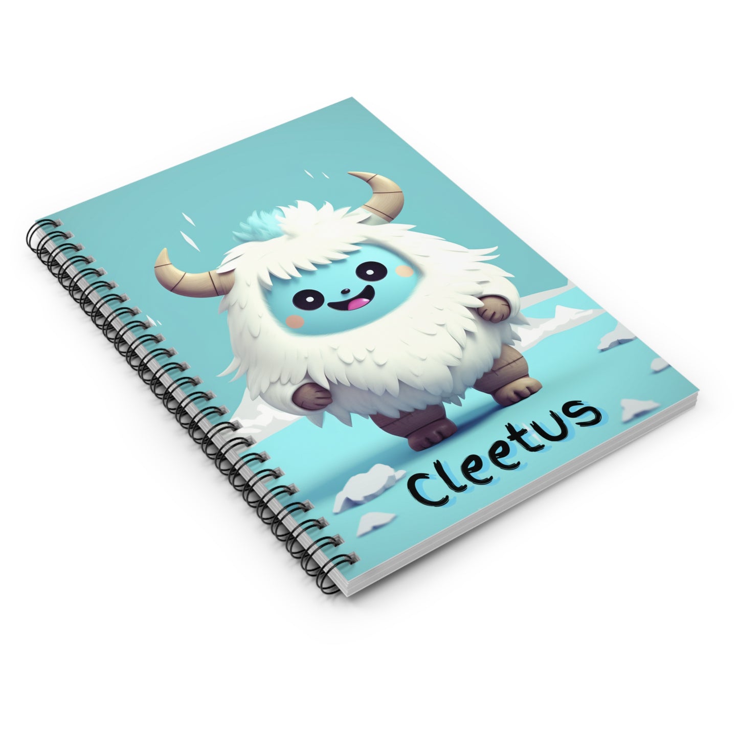 Spiral Notebook - Ruled Line Yeti Kin... Cleetus