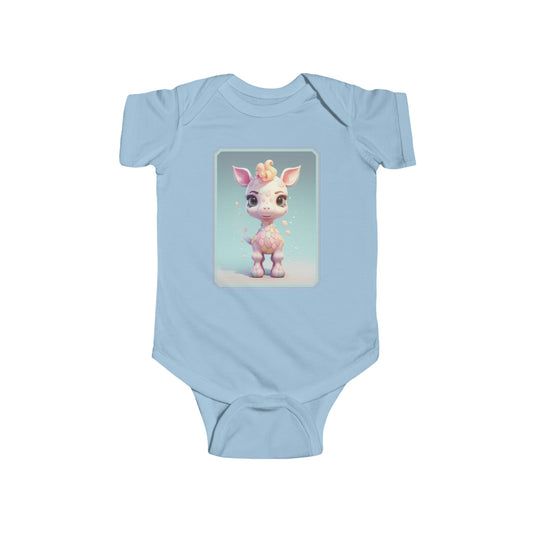 Infant Fine Jersey Bodysuit Giraffe