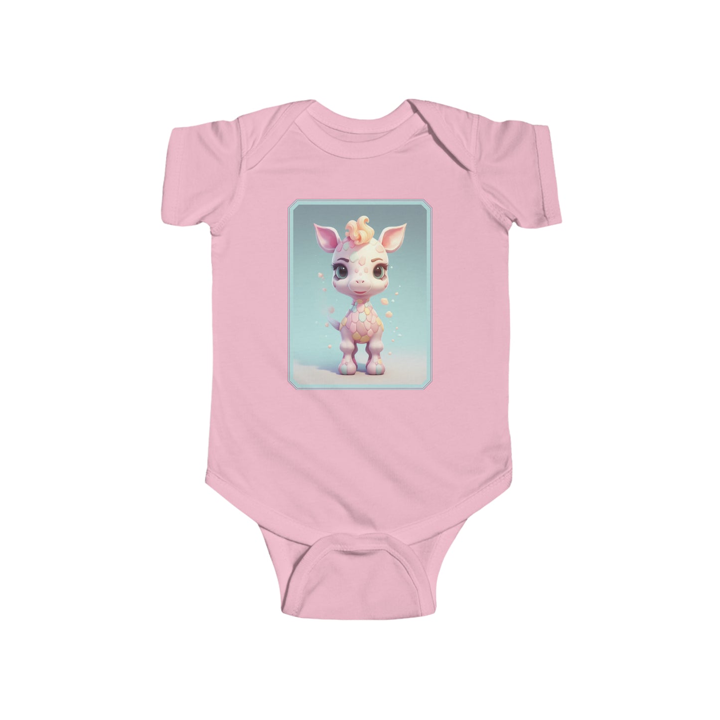 Infant Fine Jersey Bodysuit Giraffe