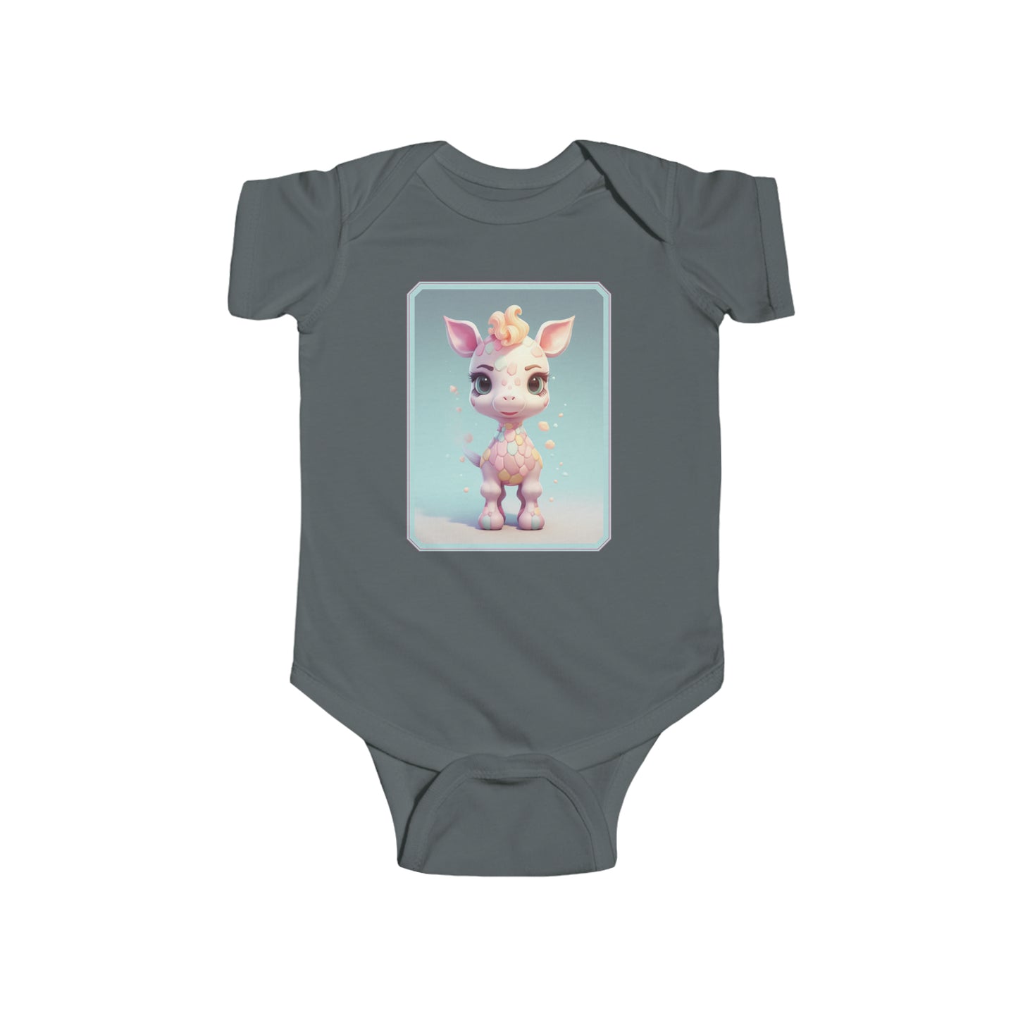 Infant Fine Jersey Bodysuit Giraffe