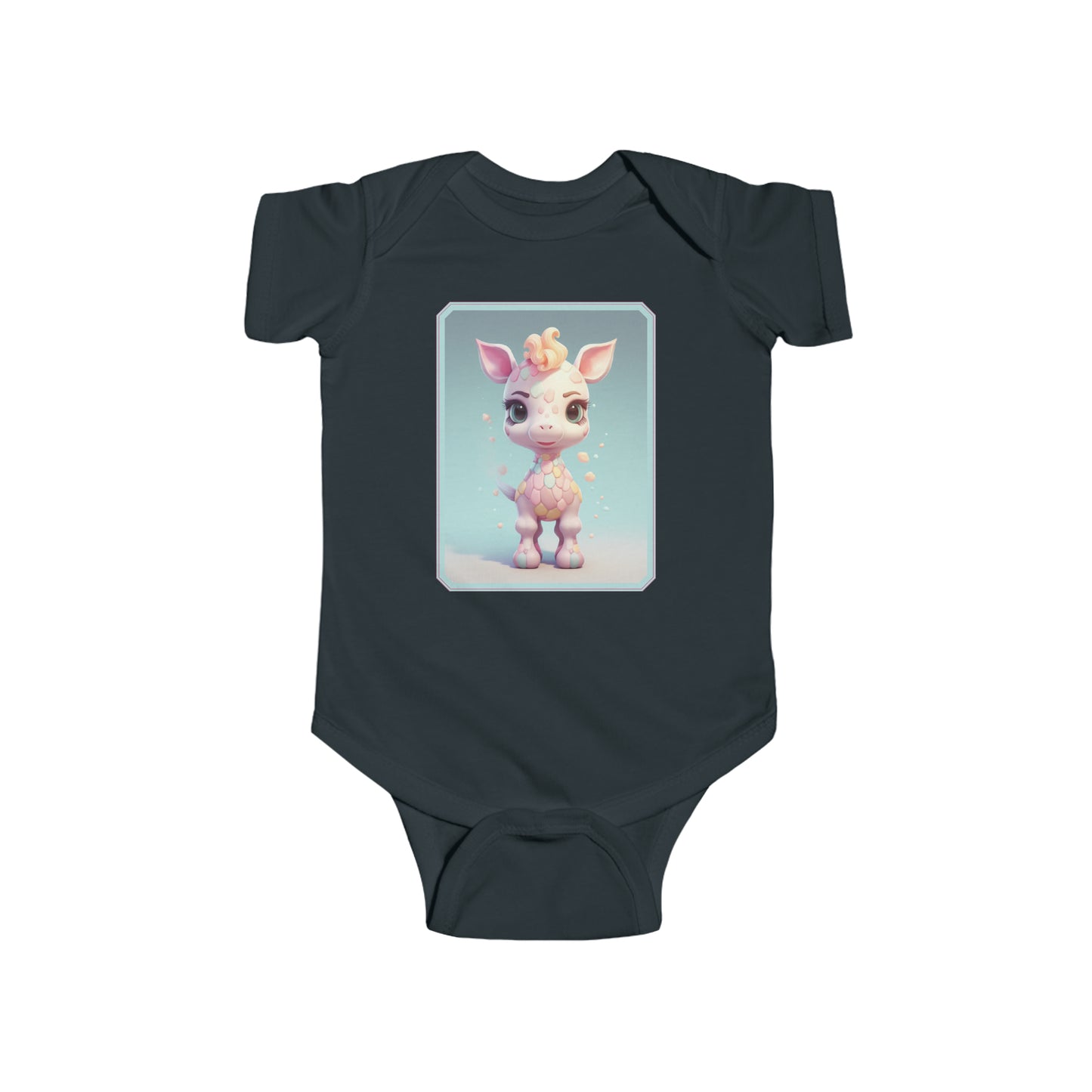 Infant Fine Jersey Bodysuit Giraffe