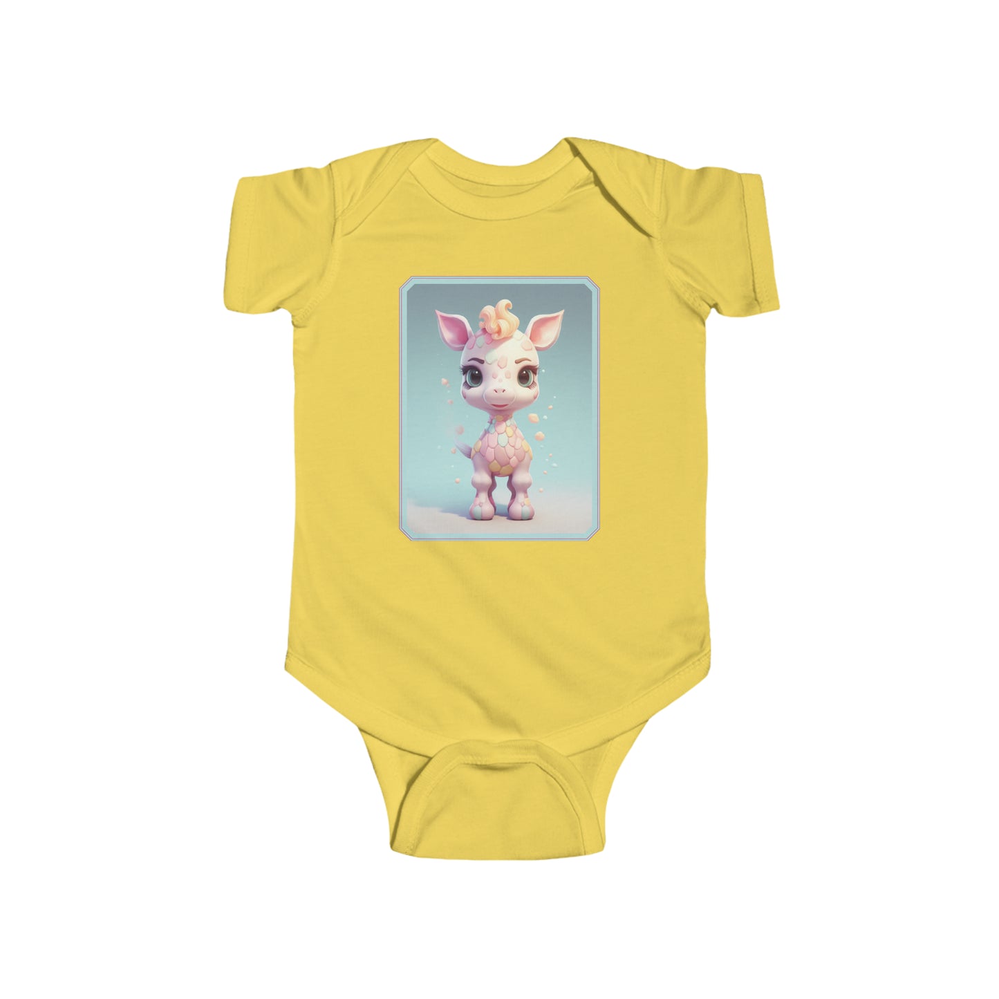 Infant Fine Jersey Bodysuit Giraffe