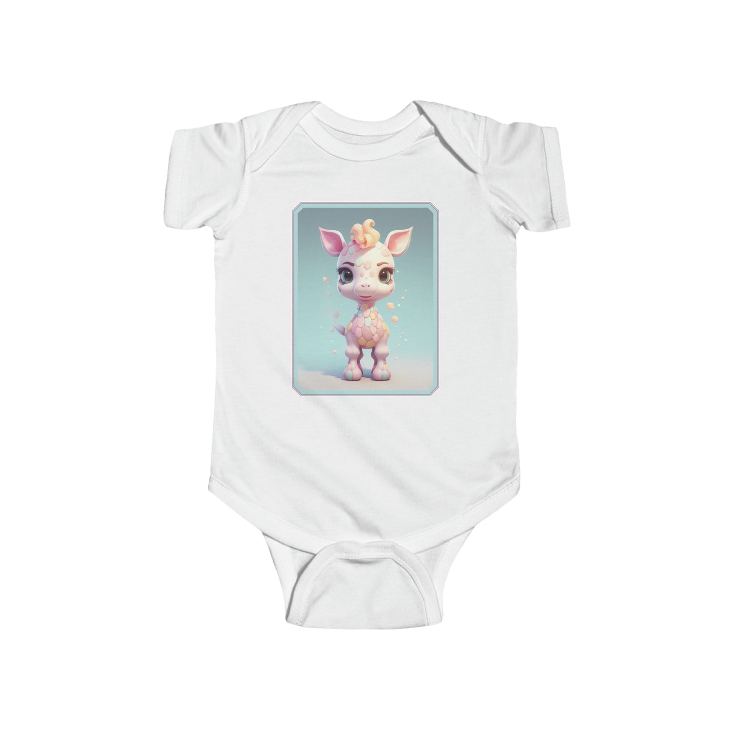 Infant Fine Jersey Bodysuit Giraffe