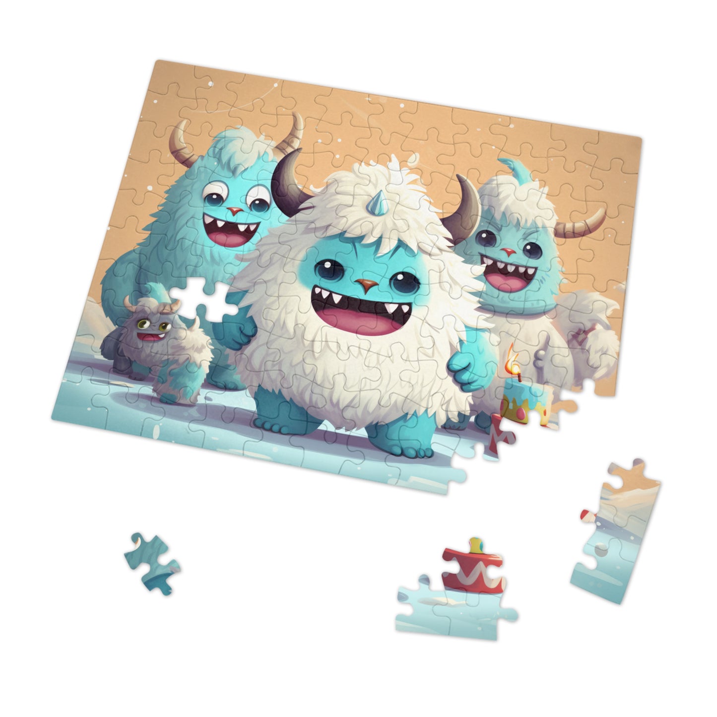 Jigsaw Puzzle (30, 110, 252, 500,1000-Piece) Yeti Kin Party 5