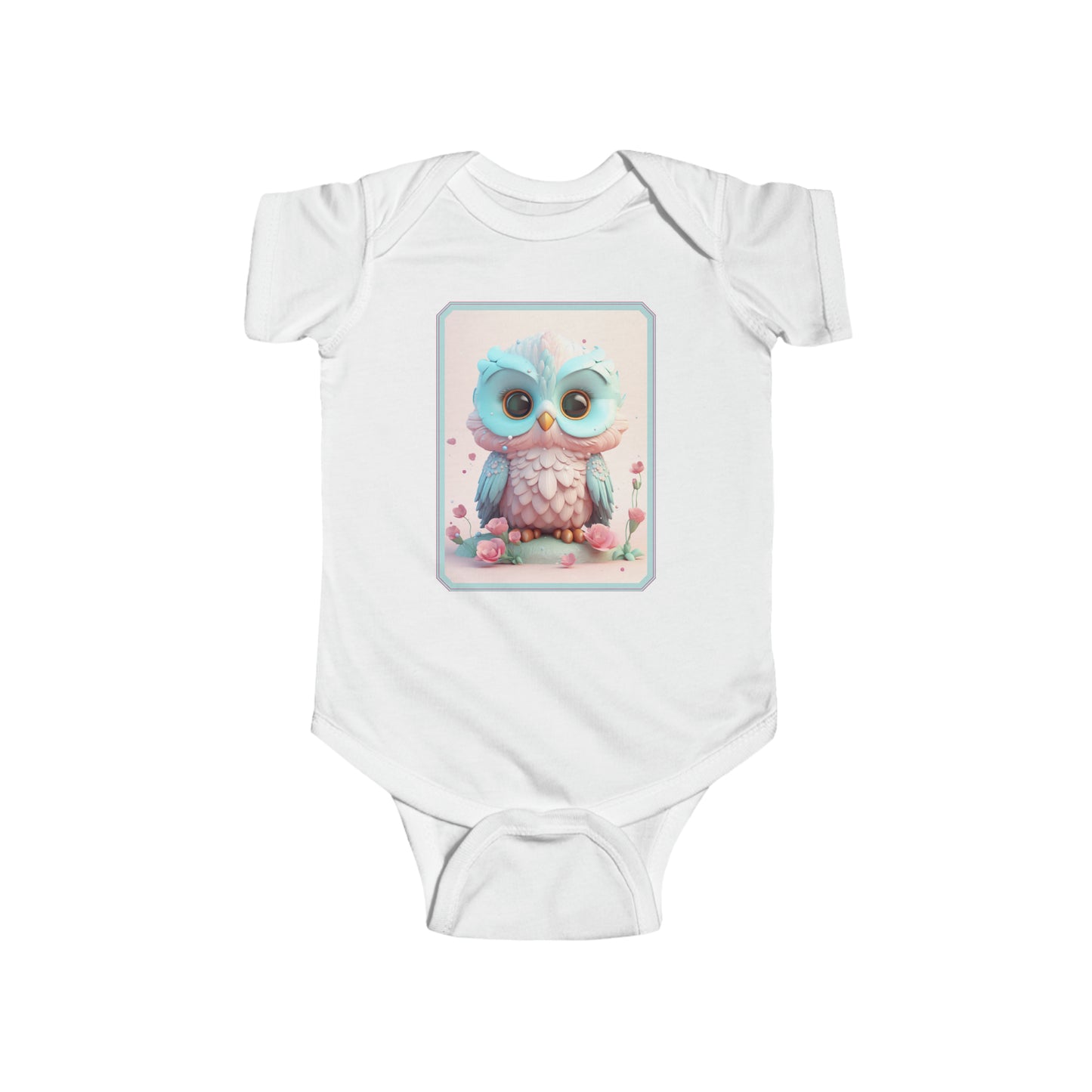 Infant Fine Jersey Bodysuit Owl 4