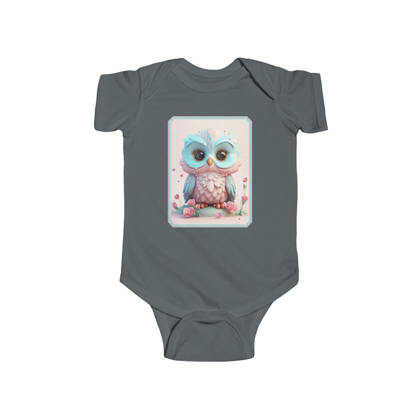 Infant Fine Jersey Bodysuit Owl 4